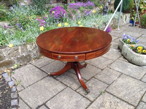 REGENCY PERIOD DRUM TABLE - ADDITIONAL PHOTO 2