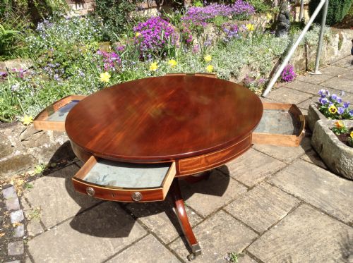 REGENCY PERIOD DRUM TABLE - ADDITIONAL PHOTO 3