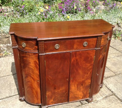REGENCY MAHOGANY SIDE CABINET - ADDITIONAL PHOTO 3
