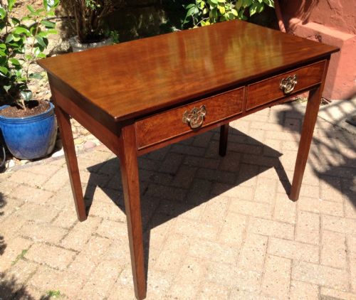 GEORGIAN MAHOGANY SIDE TABLE - ADDITIONAL PHOTO 4
