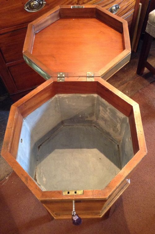 PRETTY MAHOGANY WINE COOLER - ADDITIONAL PHOTO 2