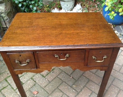 GEORGIAN OAK LOWBOY - ADDITIONAL PHOTO 1