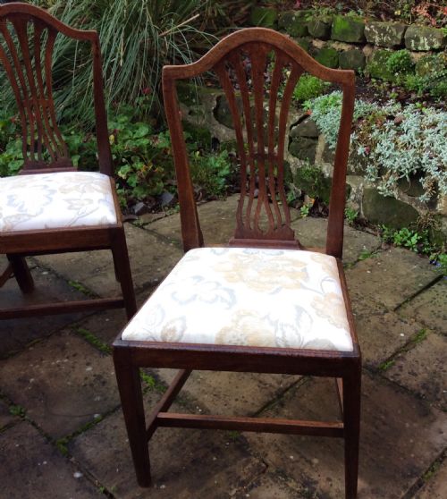 SET OF SIX MAHOGANY DINING CHAIRS - ADDITIONAL PHOTO 2