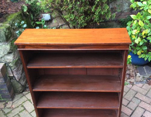 MAHOGANY BOOKCASE BOOKSHELVES - ADDITIONAL PHOTO 1