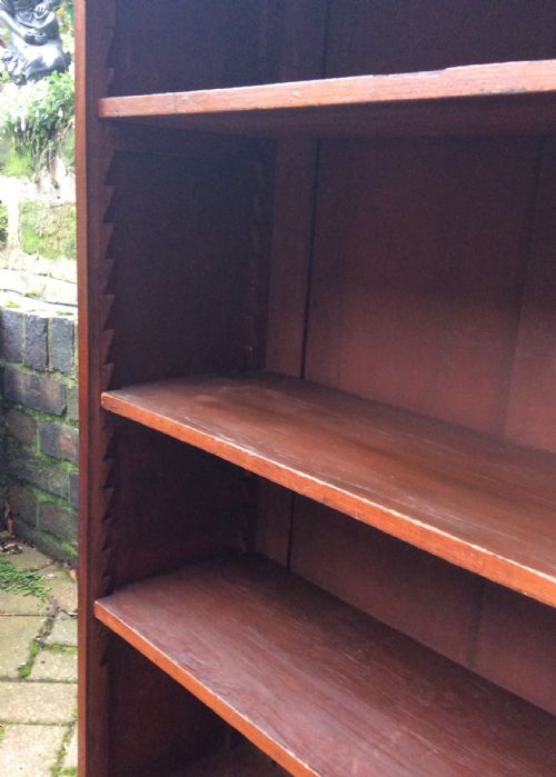 MAHOGANY BOOKCASE BOOKSHELVES - ADDITIONAL PHOTO 2