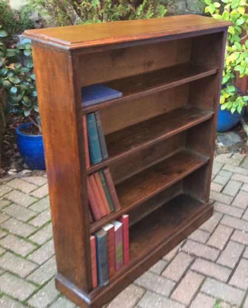 OAK BOOKCASE BOOKSHELVES - ADDITIONAL PHOTO 1