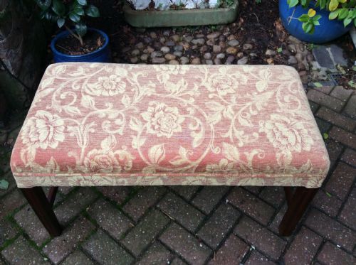 GEORGIAN MAHOGANY STOOL - ADDITIONAL PHOTO 2