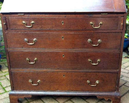 GEORGIAN OAK BUREAU - ADDITIONAL PHOTO 3