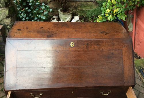 GEORGIAN OAK BUREAU - ADDITIONAL PHOTO 4