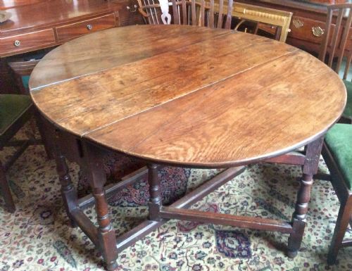 EARLY OAK DINING TABLE - ADDITIONAL PHOTO 1