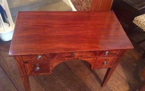 STUNNING GEORGIAN INLAID DRESSING TABLE OR SIDE TABLE - ADDITIONAL PHOTO 2