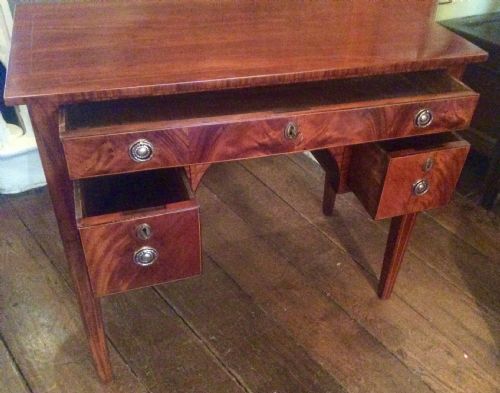 STUNNING GEORGIAN INLAID DRESSING TABLE OR SIDE TABLE - ADDITIONAL PHOTO 4