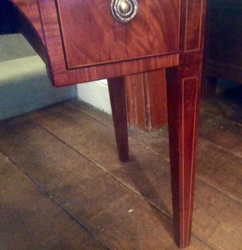 STUNNING GEORGIAN INLAID DRESSING TABLE OR SIDE TABLE - ADDITIONAL PHOTO 5