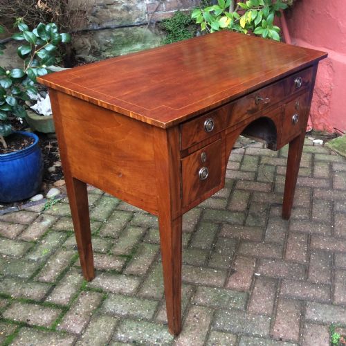 STUNNING GEORGIAN INLAID DRESSING TABLE OR SIDE TABLE - ADDITIONAL PHOTO 1