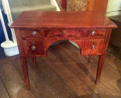 STUNNING GEORGIAN INLAID DRESSING TABLE OR SIDE TABLE - ADDITIONAL PHOTO 3