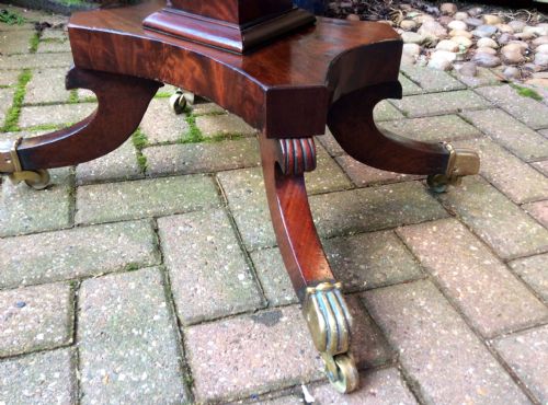 SUPER REGENCY MAHOGANY CARD TABLE - ADDITIONAL PHOTO 6