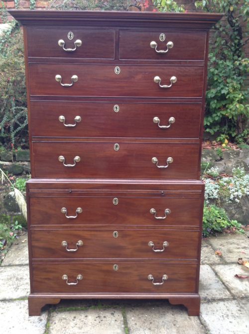 GEORGIAN TALLBOY OR CHEST ON CHEST - ADDITIONAL PHOTO 3
