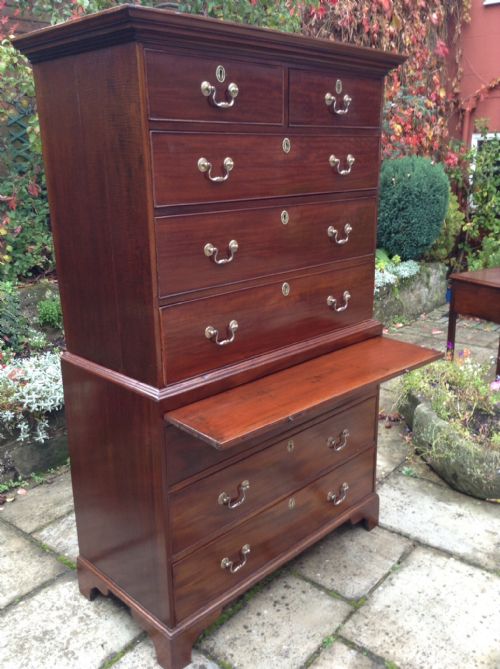 GEORGIAN TALLBOY OR CHEST ON CHEST - ADDITIONAL PHOTO 4