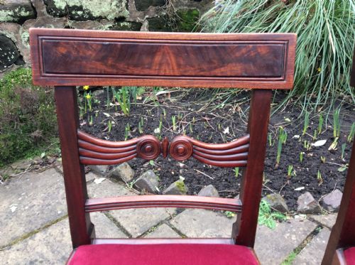 SET OF FOUR LATE REGENCY DINING CHAIRS - ADDITIONAL PHOTO 2