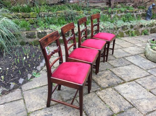 SET OF FOUR LATE REGENCY DINING CHAIRS - ADDITIONAL PHOTO 3
