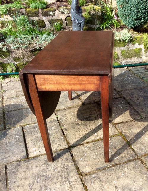 OAK DROP LEAF TABLE - ADDITIONAL PHOTO 2