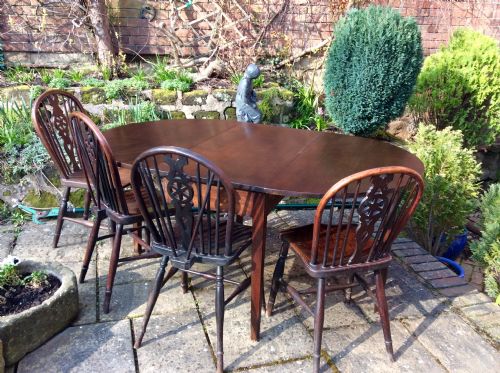 OAK DROP LEAF TABLE - ADDITIONAL PHOTO 3