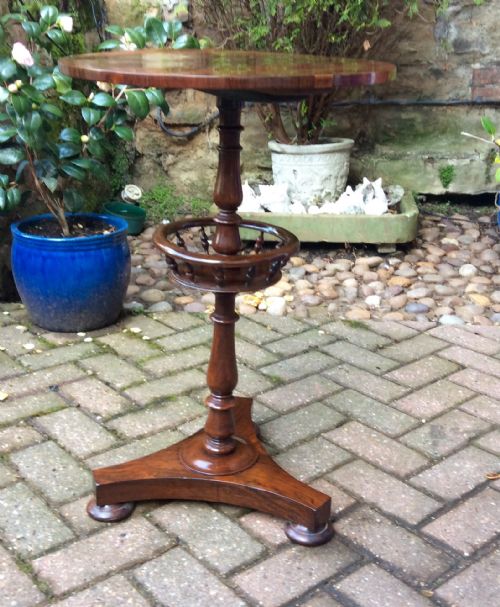 ROSEWOOD WINE TRIPOD TABLE - ADDITIONAL PHOTO 2
