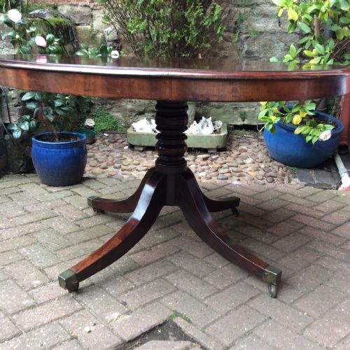 MAHOGANY BREAKFAST TABLE - ADDITIONAL PHOTO 2