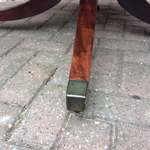 MAHOGANY BREAKFAST TABLE - ADDITIONAL PHOTO 3