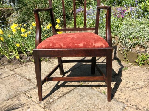 GEORGIAN MAHOGANY ARMCHAIR - ADDITIONAL PHOTO 1