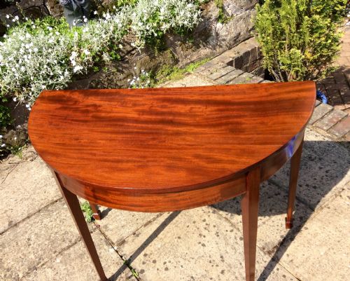 DEMI LUNE HALL OR CONSOLE TABLE - ADDITIONAL PHOTO 1