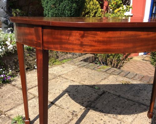 DEMI LUNE HALL OR CONSOLE TABLE - ADDITIONAL PHOTO 2