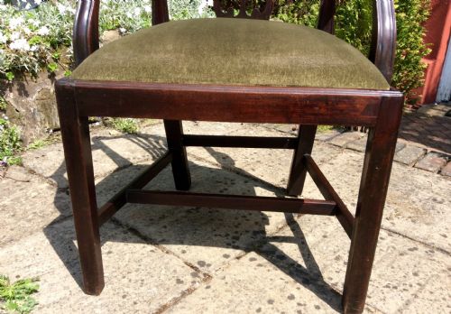 GEORGIAN ARMCHAIR ELBOW CARVER - ADDITIONAL PHOTO 2