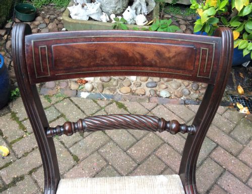 REGENCY MAHOGANY SINGLE CHAIR - ADDITIONAL PHOTO 1