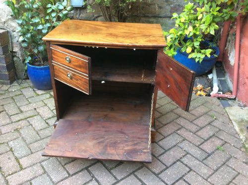SMALL BEDSIDE CONVERTED COMMODE - ADDITIONAL PHOTO 3