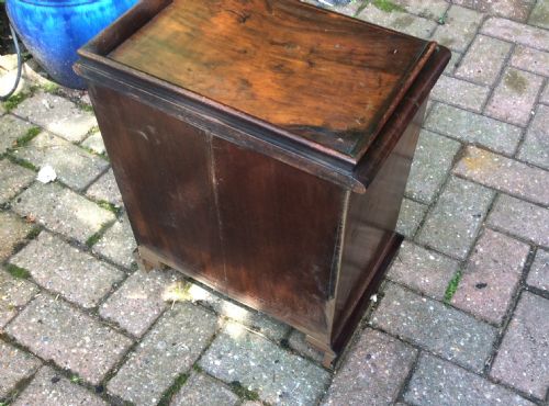 SUPERB QUALITY MINIATURE WELLINGTON CHEST OF DRAWERS - ADDITIONAL PHOTO 5