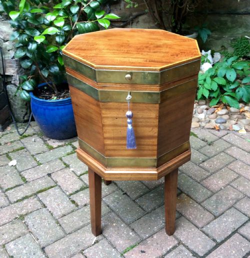 super faded mahogany wine cooler - CATEGORY: ANTIQUE MISCELLANEOUS - DATED REGENCY