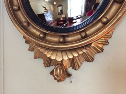 REGENCY CONVEX MIRROR - ADDITIONAL PHOTO 1
