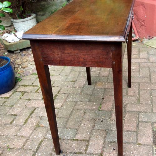 GEORGIAN OAK SIDE TABLE - ADDITIONAL PHOTO 2