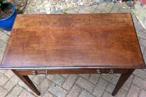GEORGIAN OAK SIDE TABLE - ADDITIONAL PHOTO 3