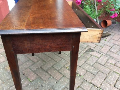 GEORGIAN OAK SIDE TABLE - ADDITIONAL PHOTO 5