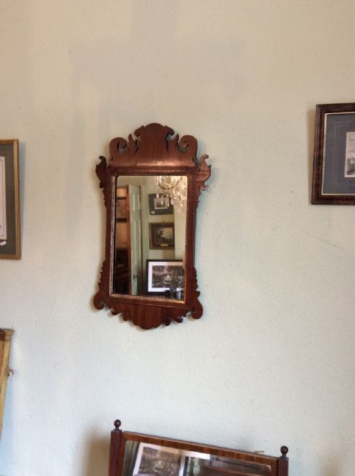 SMALL GEORGIAN FRET WALL MIRROR - ADDITIONAL PHOTO 4