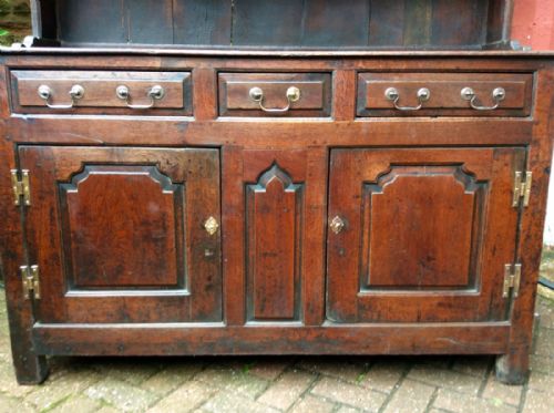 SMALL GEORGIAN OAK WELSH DRESSER - ADDITIONAL PHOTO 2