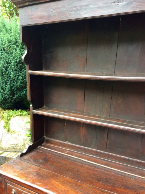 SMALL GEORGIAN OAK WELSH DRESSER - ADDITIONAL PHOTO 4