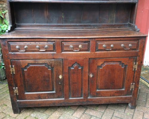 SMALL GEORGIAN OAK WELSH DRESSER - ADDITIONAL PHOTO 5