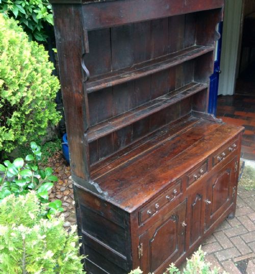 SMALL GEORGIAN OAK WELSH DRESSER - ADDITIONAL PHOTO 6