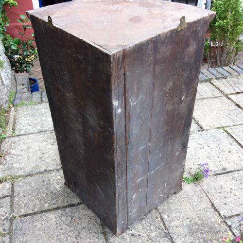 GEORGIAN OAK BOW FRONT CORNER CUPBOARD - ADDITIONAL PHOTO 1