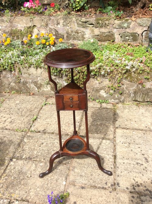 GEORGIAN WASHSTAND OR WIG STAND - ADDITIONAL PHOTO 1