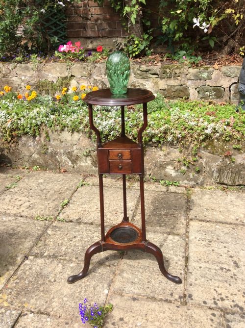 GEORGIAN WASHSTAND OR WIG STAND - ADDITIONAL PHOTO 2