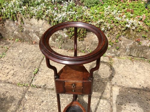 GEORGIAN WASHSTAND OR WIG STAND - ADDITIONAL PHOTO 4